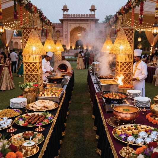 food for wedding catering